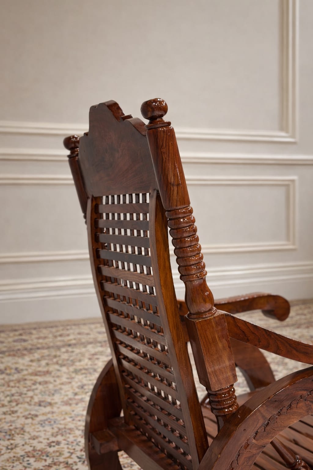 Wooden Rocking Chair Resting Chair Grandpa Rocking Chair Made Of High Quality Wood OUCH CART