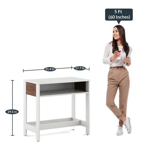 Olivia Table in Frosty White Color - Ouch Cart
