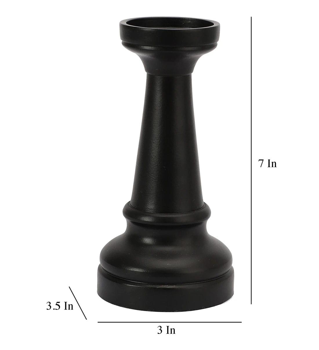 Chess Rook Black Showpiece, - Ouch Cart