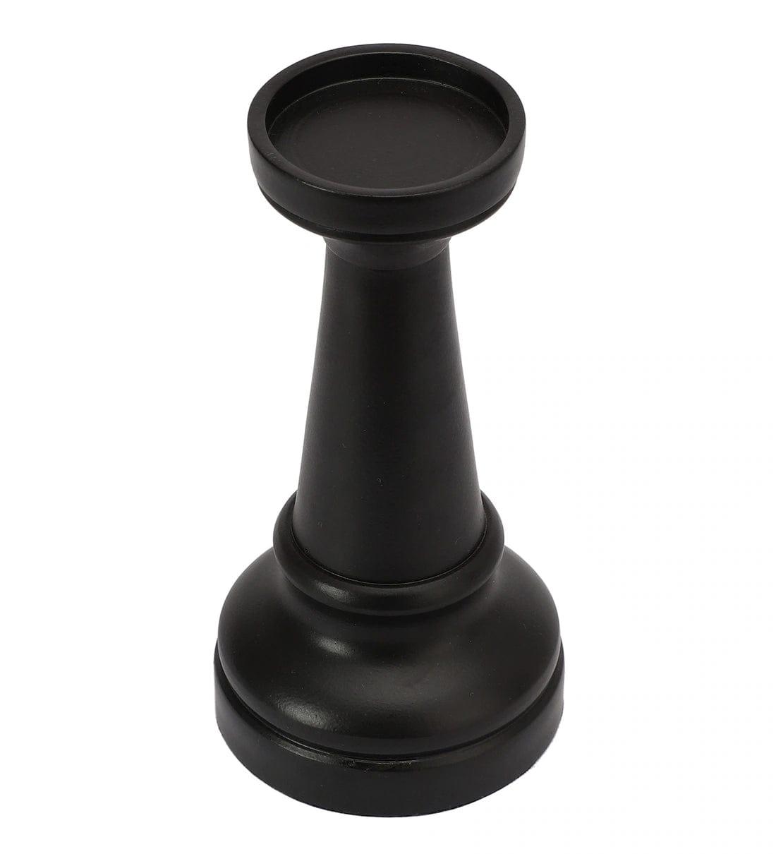 Chess Rook Black Showpiece, - Ouch Cart