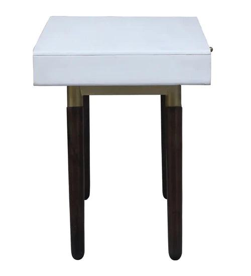 Daniela Study Table In Walnut & White Finish - Ouch Cart