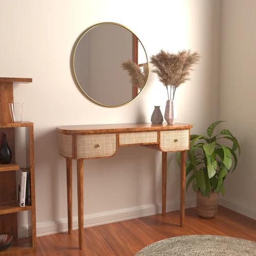 Ava Rattan Console Table - Ouch Cart