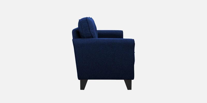 Fabric 3 Seater Sofa In Cool Cobalt Colour - Ouch Cart