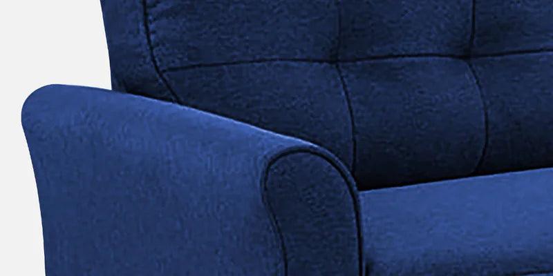 Fabric 3 Seater Sofa In Cool Cobalt Colour - Ouch Cart