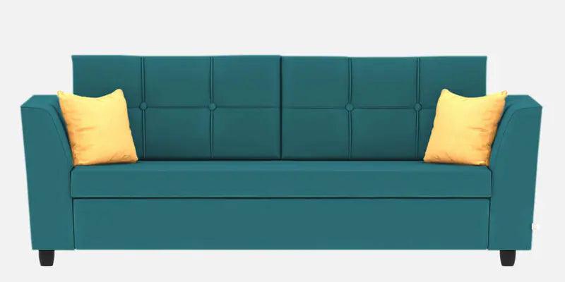 Velvet 3 Seater Sofa In Arabian Green Colour - Ouch Cart