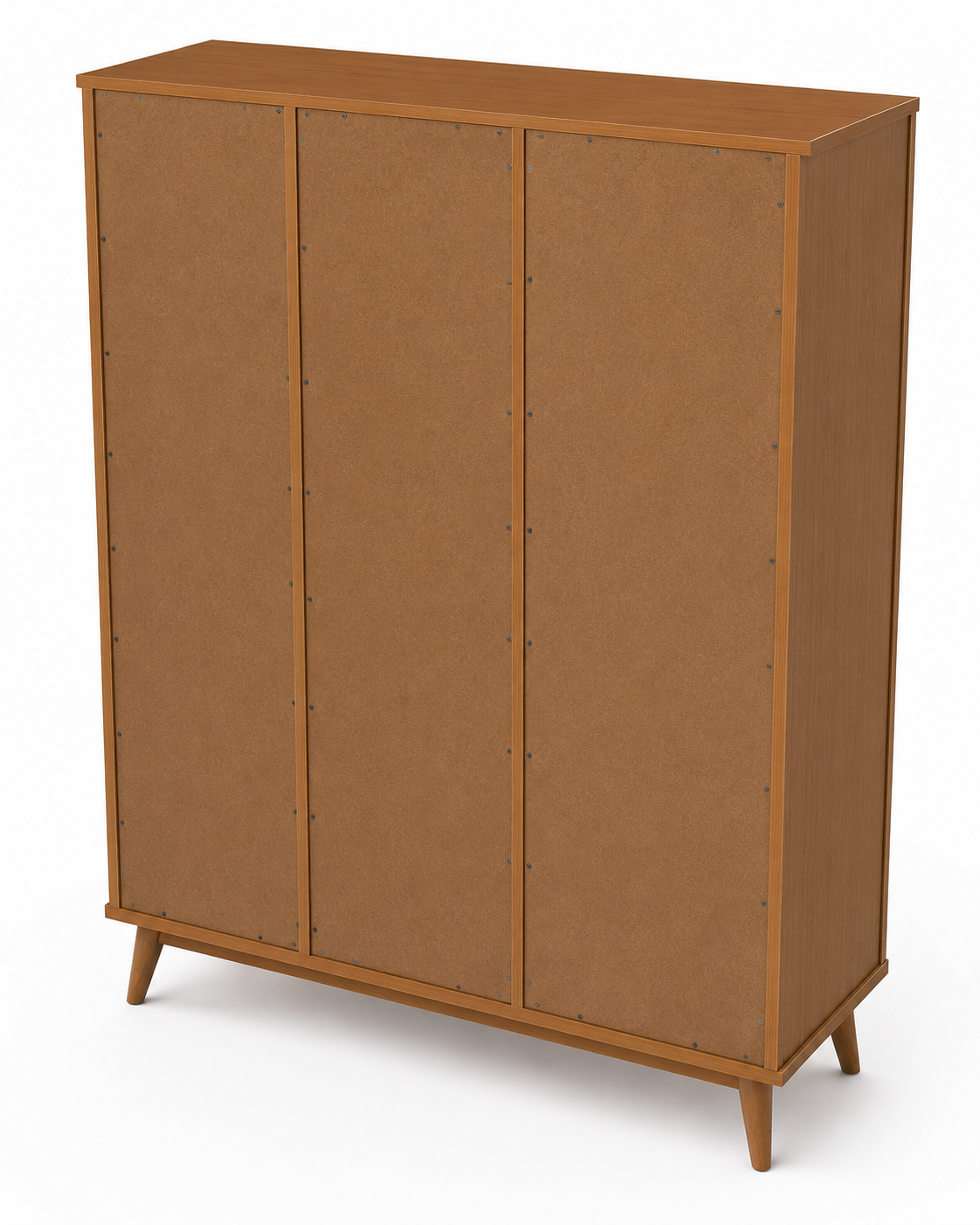 Modern 2 Door Wooden Wardrobe with 2 Drawers