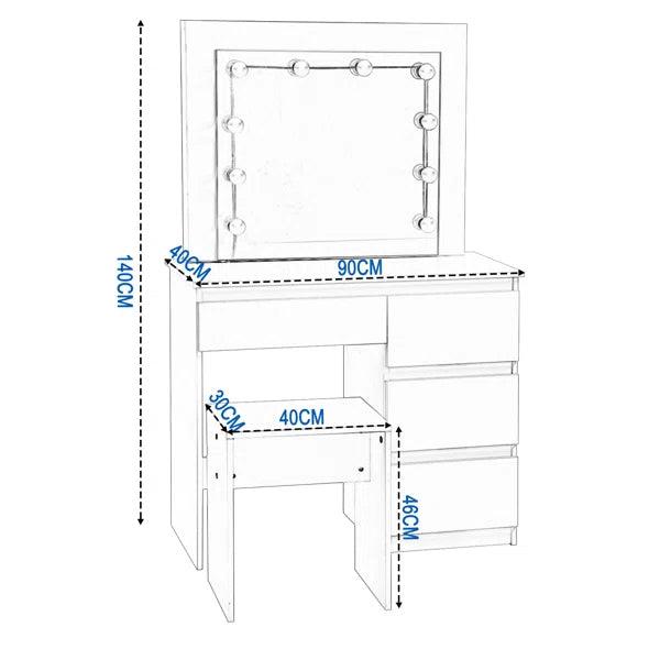 Marcin Dressing Table - Ouch Cart