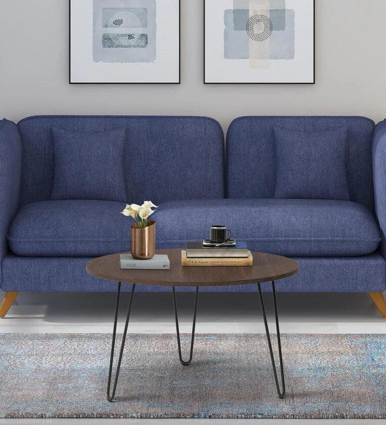 Round Coffee Table in Wenge Finish - Ouch Cart