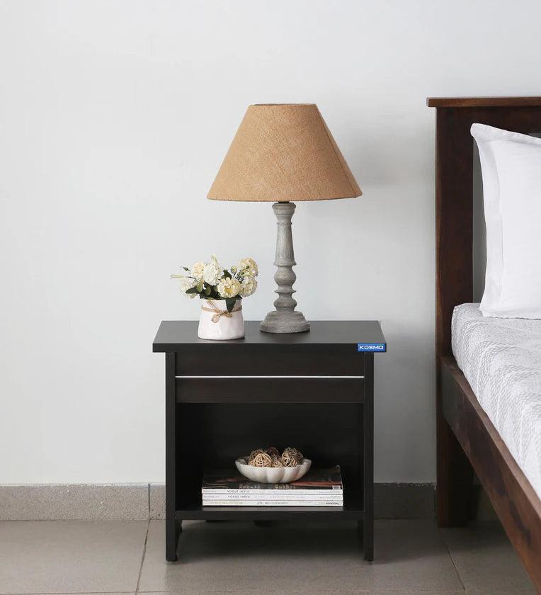 Carnival Bedside Table in Natural Wenge Finish - Ouch Cart