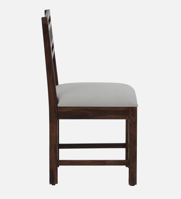 Sheesham Wood 6 Seater Dining Set In Scratch Resistant Provincial Teak Finish - Ouch Cart