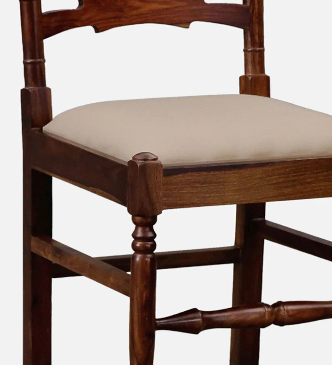 Sheesham Wood 4 Seater Dining Set In Provincial Teak Finish - Ouch Cart