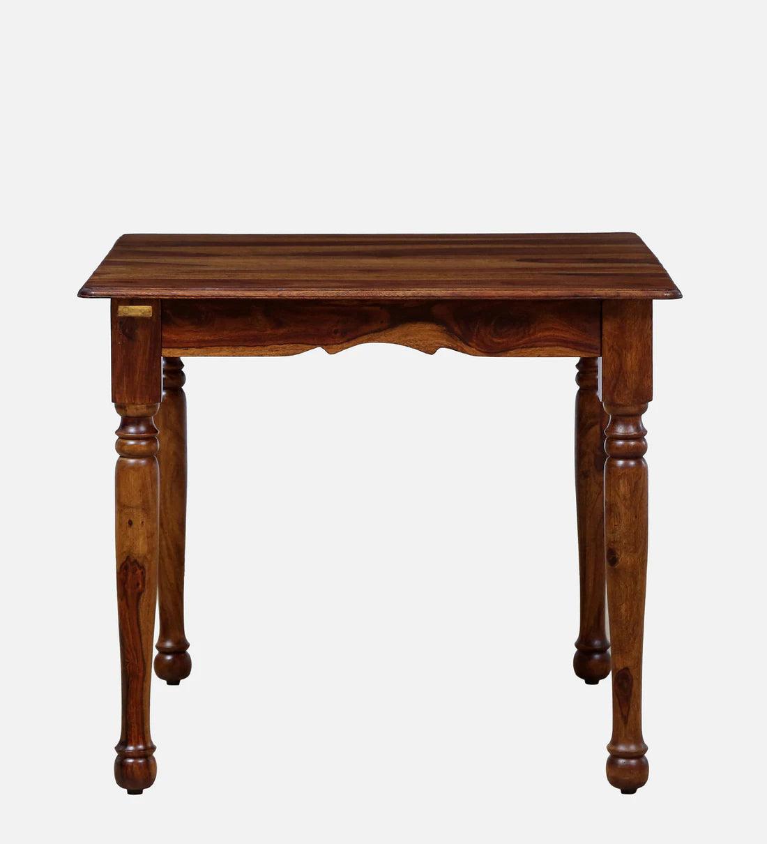 Sheesham Wood 4 Seater Dining Set In Provincial Teak Finish - Ouch Cart