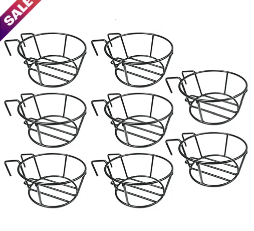 Sat of 8 ring black - Ouch Cart