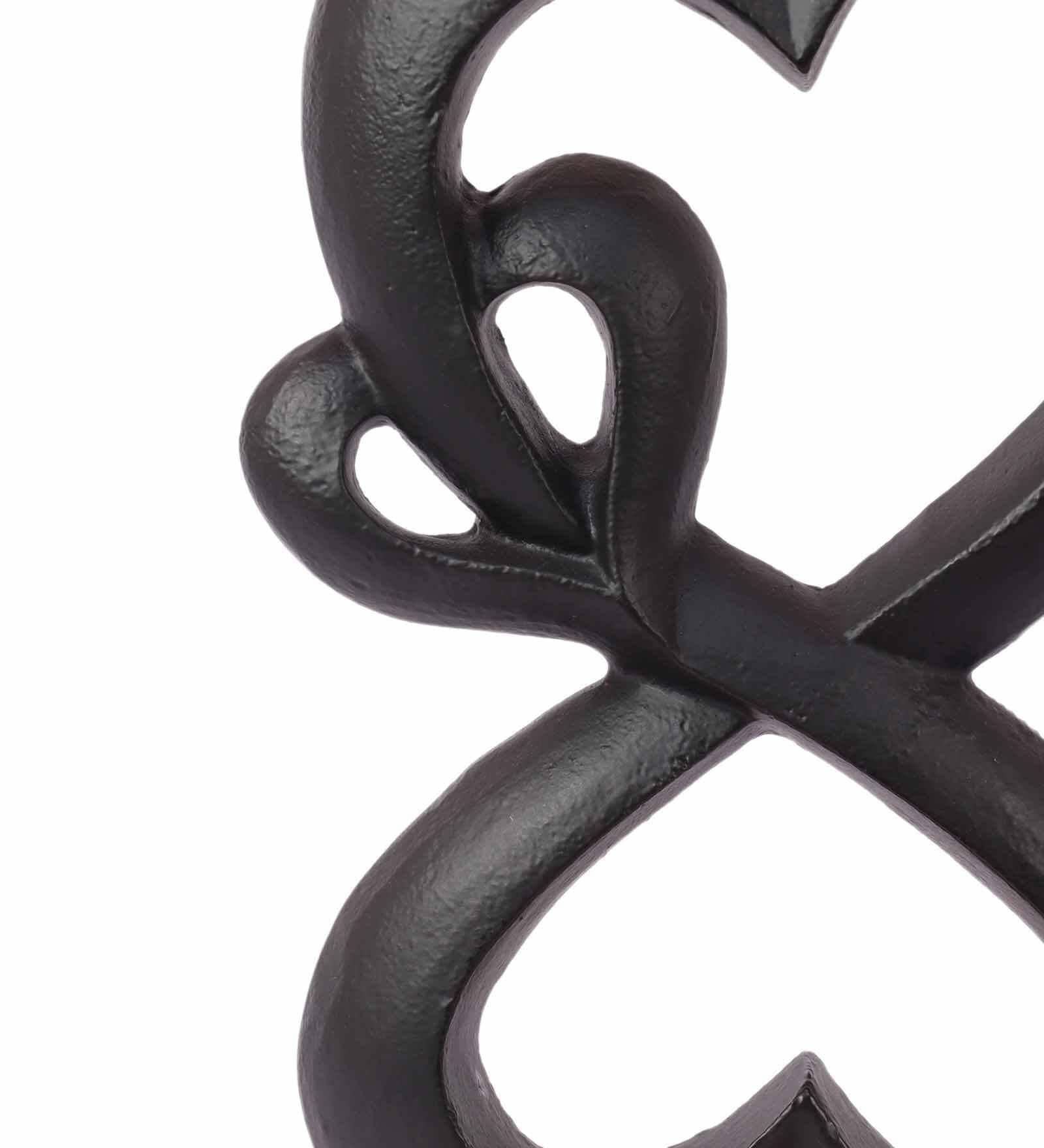 Family Heart Black And Gold Base Raw Finish Small Sculpture, - Ouch Cart