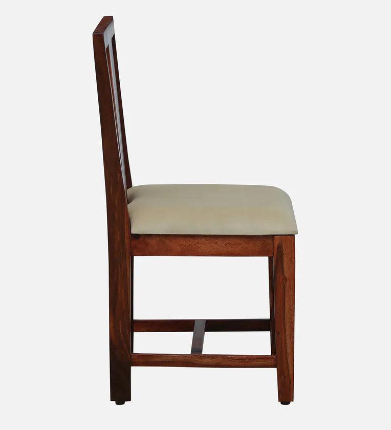 Sheesham Wood 4 Seater Dinning Set in Scratch Resistant Honey Oak Finish - Ouch Cart