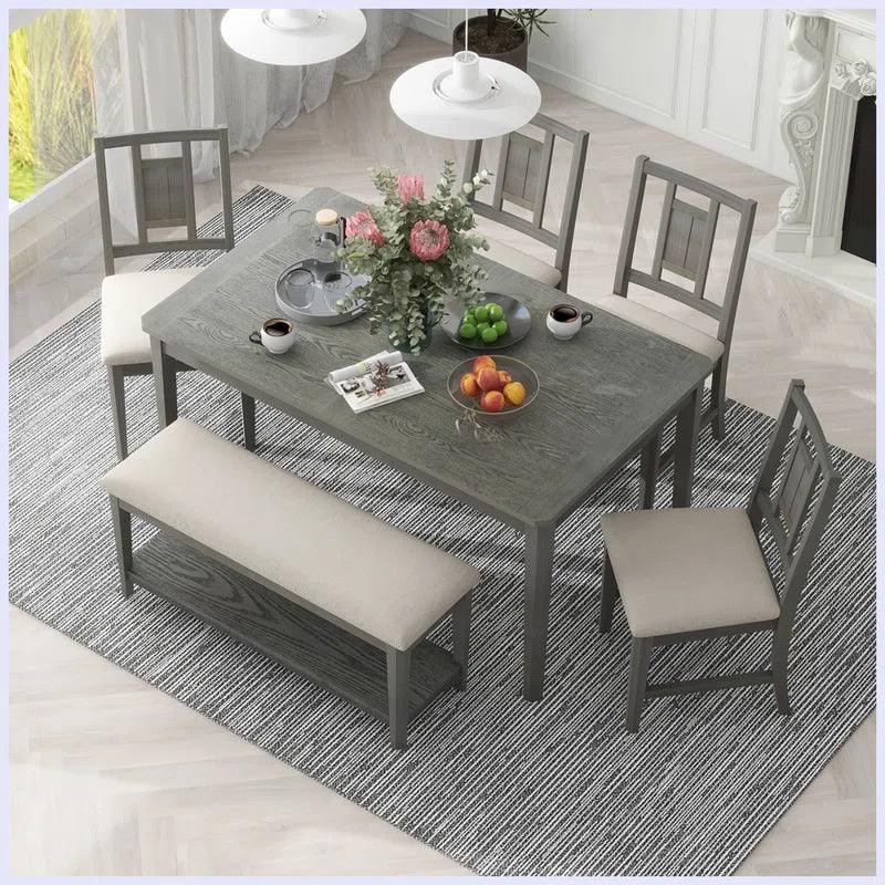 6 - Piece Dining Set - Ouch Cart