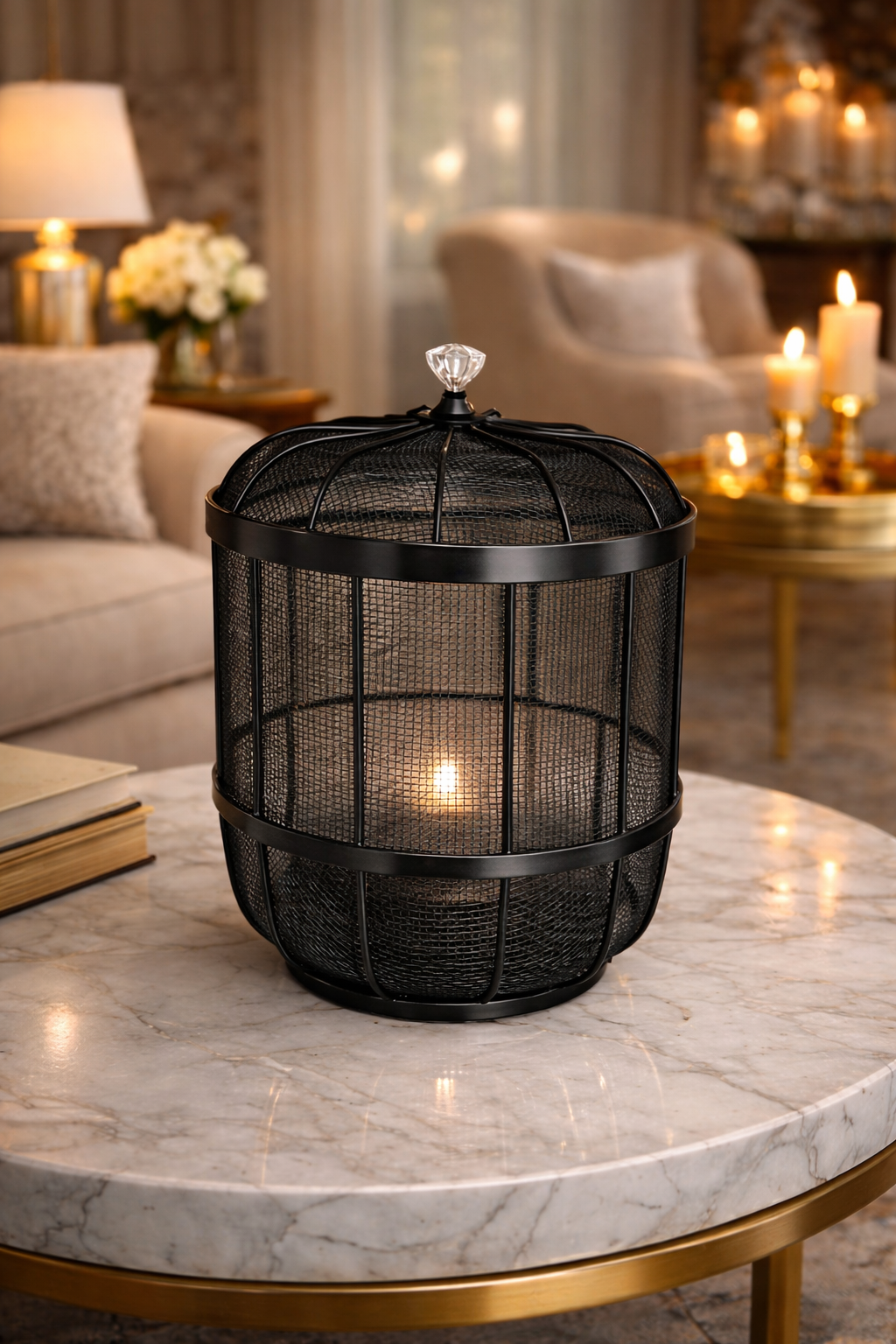 Luxury Metal Fruit Basket (Black) | Fruit Basket Hotel Restaurant Kitchen National Handicraft Town