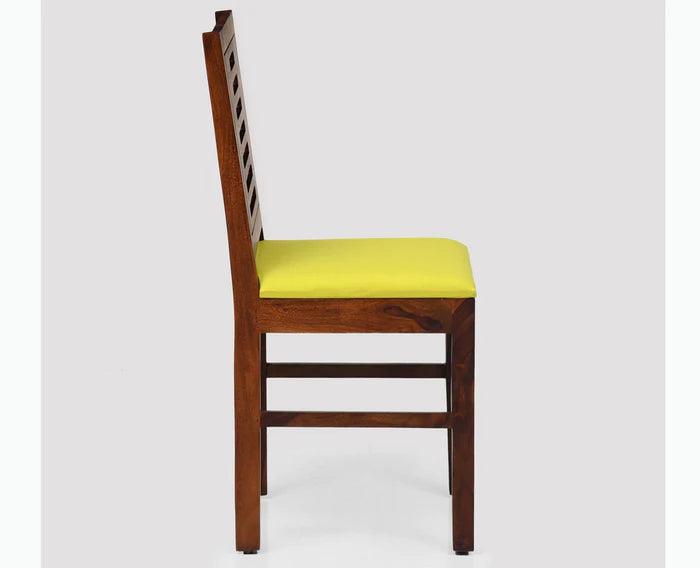 Liwei Sheesham Wood 6 Seater Dining Table Set with 6 Chair for Dining Room - Ouch Cart