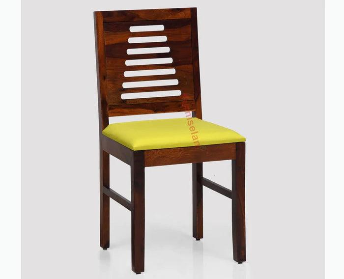 Liwei Sheesham Wood 6 Seater Dining Table Set with 6 Chair for Dining Room - Ouch Cart