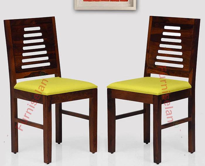 Liwei Sheesham Wood 6 Seater Dining Table Set with 6 Chair for Dining Room - Ouch Cart