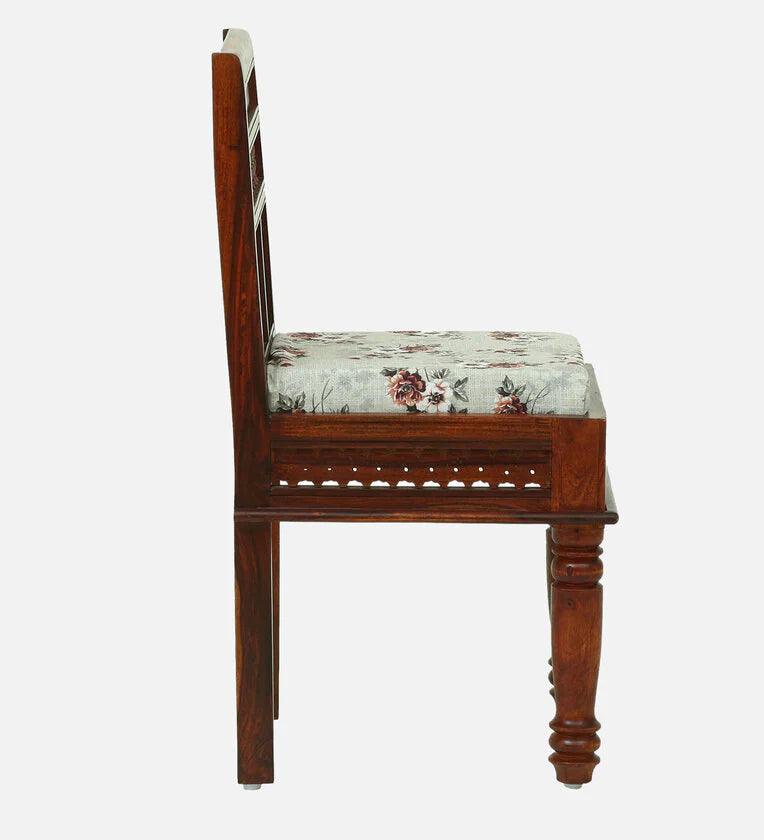 Sheesham Wood 6 Seater Dining Set In Scratch Resistant Honey Oak Finish - Ouch Cart