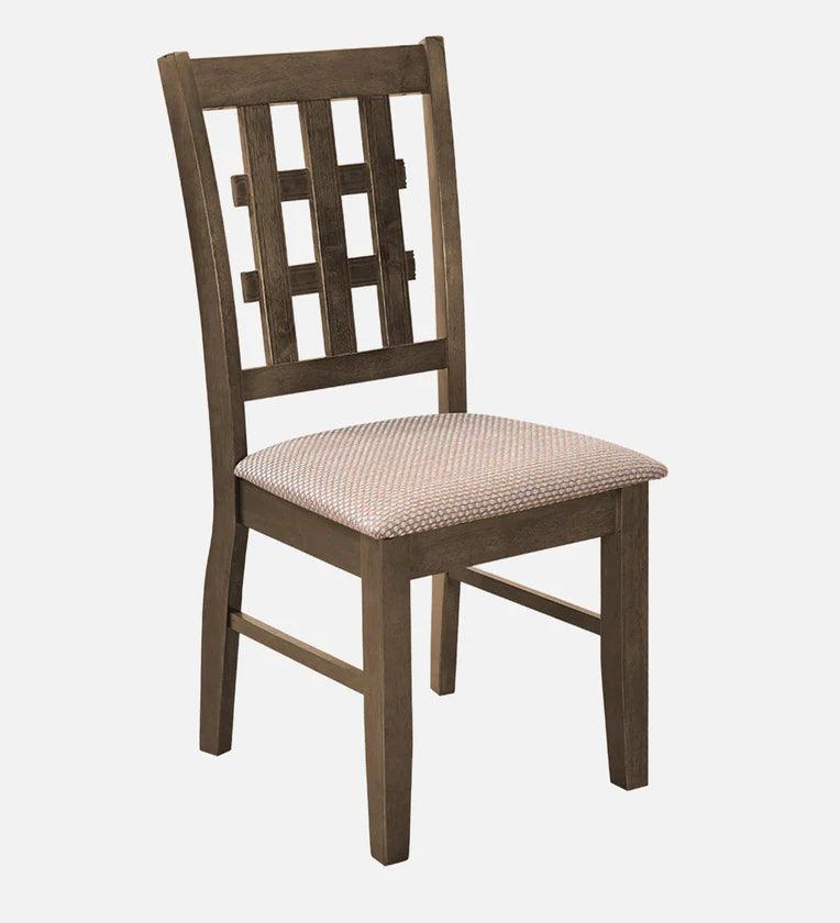 Solid Wood 4 Seater Dining Set in Brown Colour - Ouch Cart