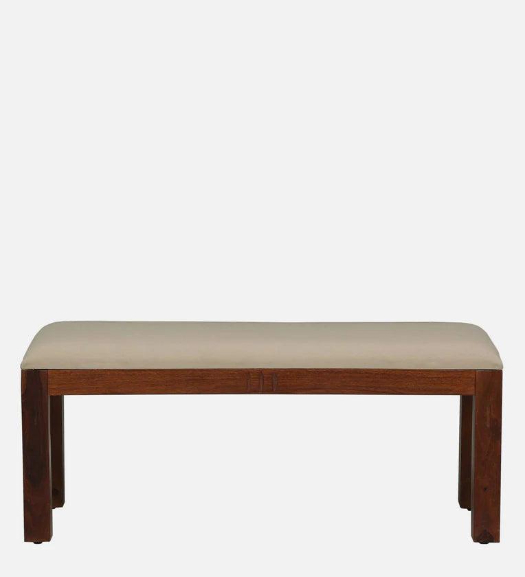 Sheesham Wood 6 Seater Dining Set In Honey Oak Finish With Bench - Ouch Cart