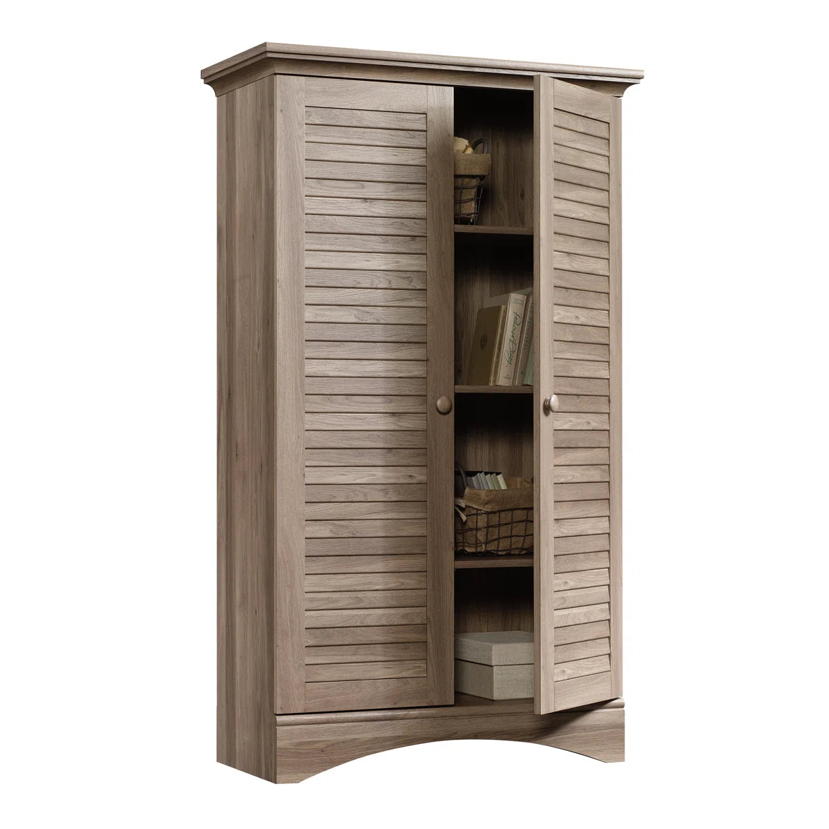 Bredevoort Armoire – Elegant Solid Wood Wardrobe with Spacious Storage