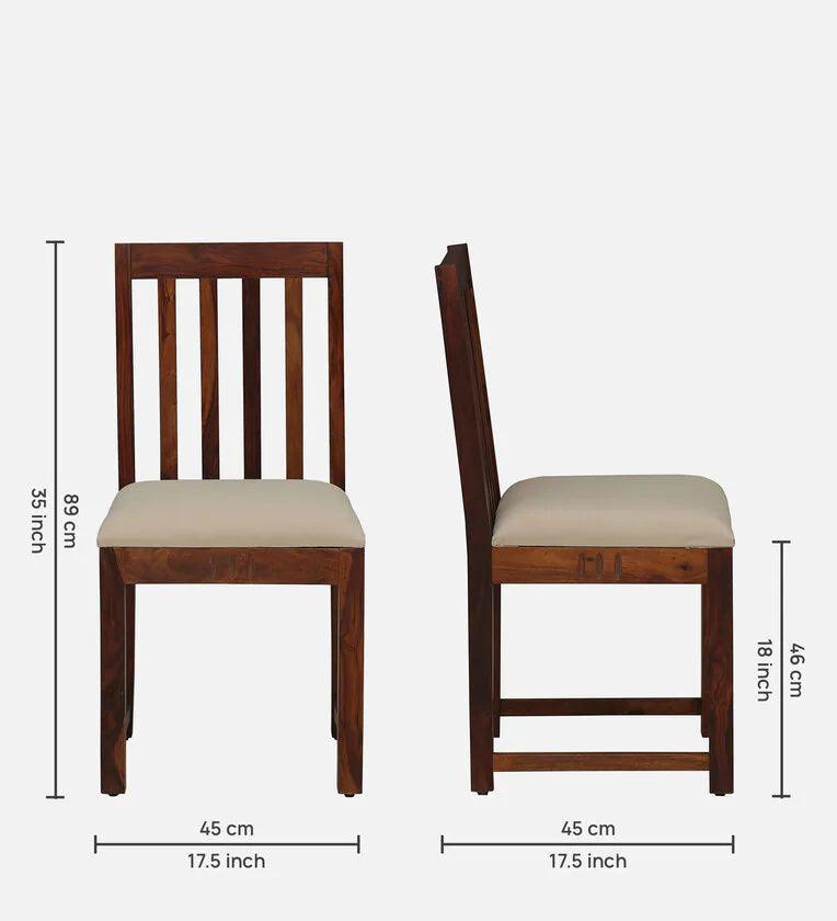 Sheesham Wood 6 Seater Dining Set In Honey Oak Finish With Bench - Ouch Cart