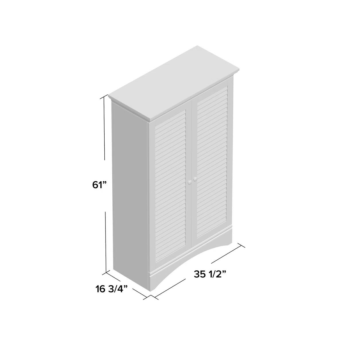 Bredevoort Armoire – Elegant Solid Wood Wardrobe with Spacious Storage