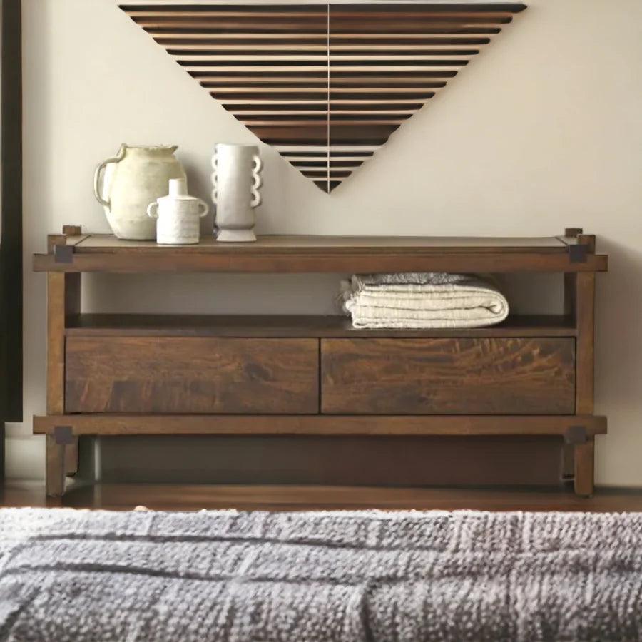 MANGO WOOD TV UNIT - Ouch Cart