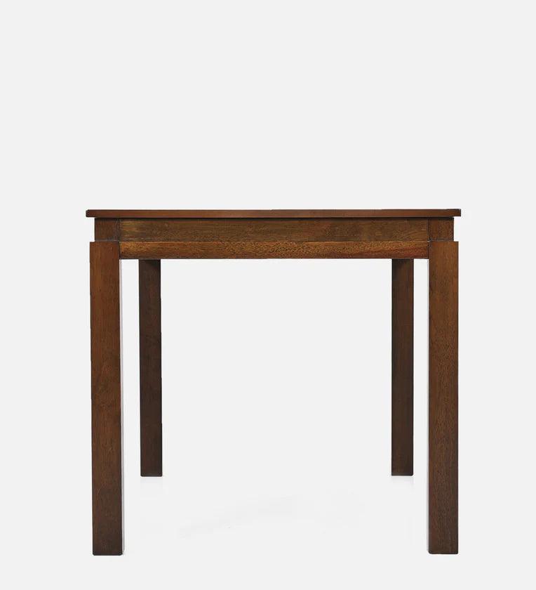 Solid Wood 4 Seater Dining Set in Brown Colour - Ouch Cart