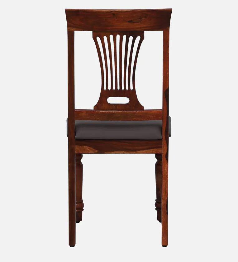 Sheesham Wood 6 Seater Dining Set in Scratch Resistant Honey Oak Finish - Ouch Cart