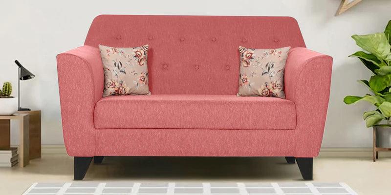Fabric 2 Seater Sofa in Red Colour - Ouch Cart
