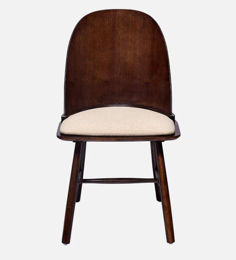 6 Seater Dinning Table In Brown Finish - Ouch Cart