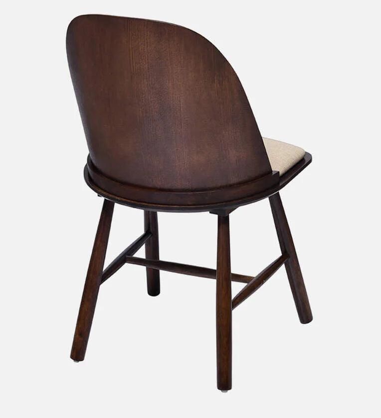 6 Seater Dinning Table In Brown Finish - Ouch Cart