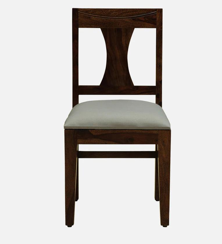 Sheesham Wood 6 Seater Dining Set in Scratch Resistant Provincial Teak Finish - Ouch Cart