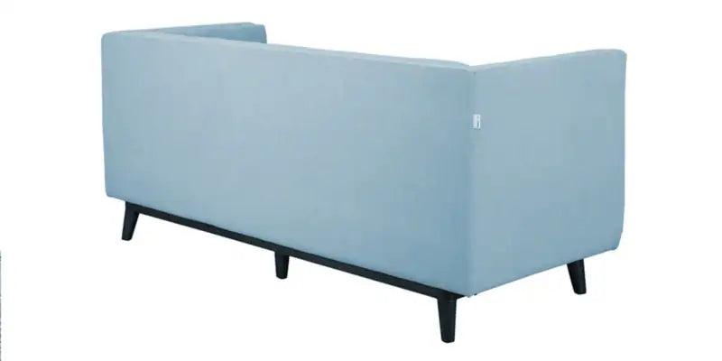 Fabric 3 Seater Sofa In Ice Blue Colour - Ouch Cart