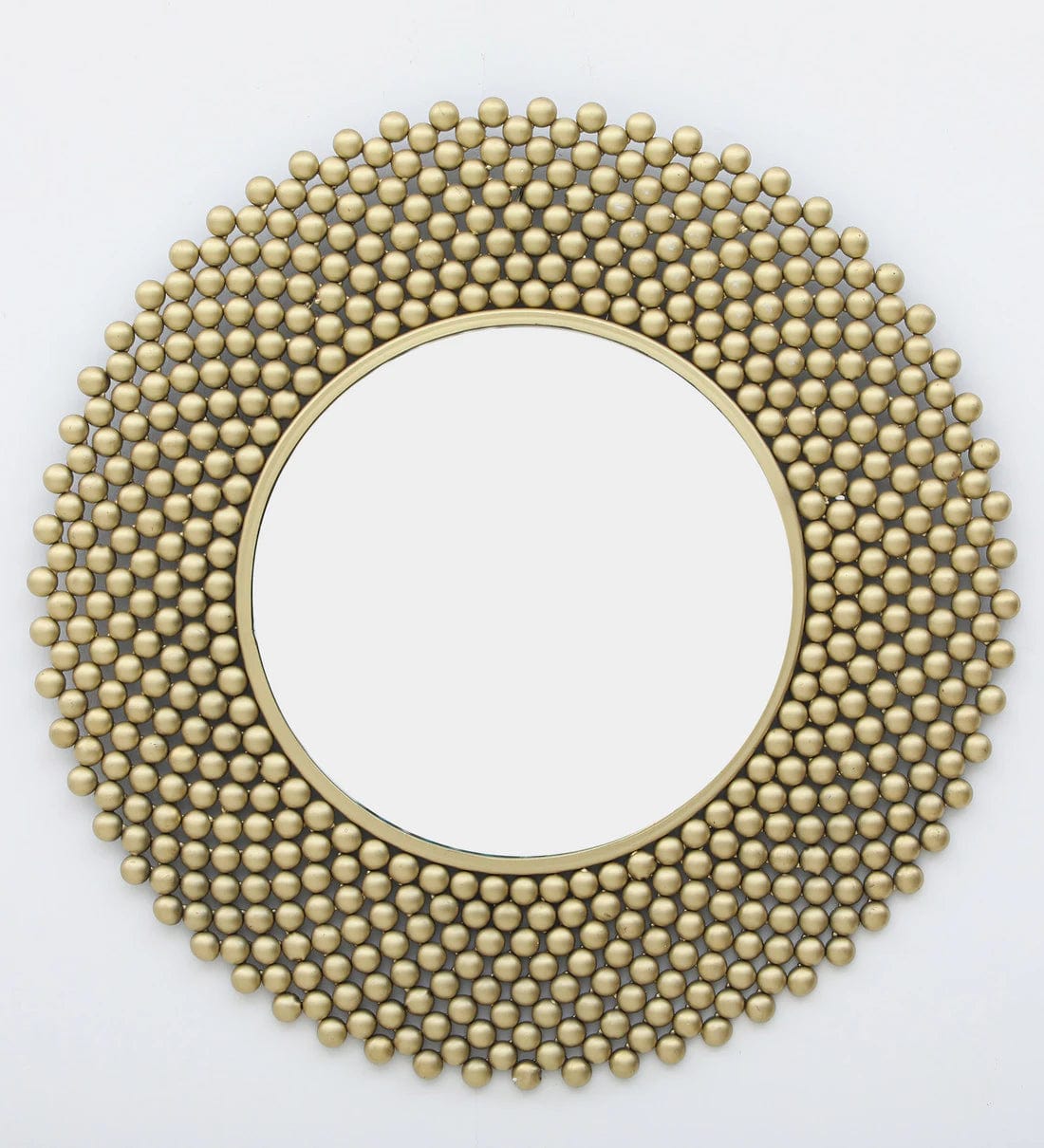 Handmade Gold Metal Framed Wall Mirror,