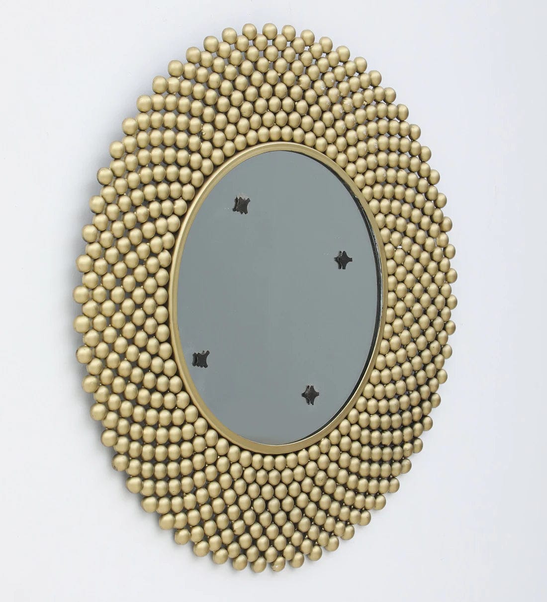 Handmade Gold Metal Framed Wall Mirror,