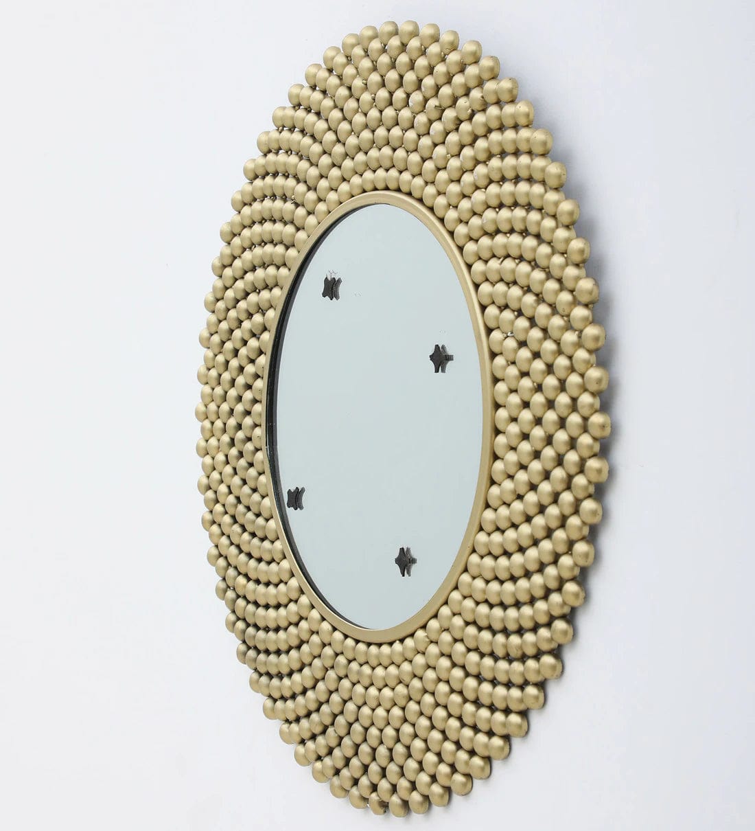 Handmade Gold Metal Framed Wall Mirror,