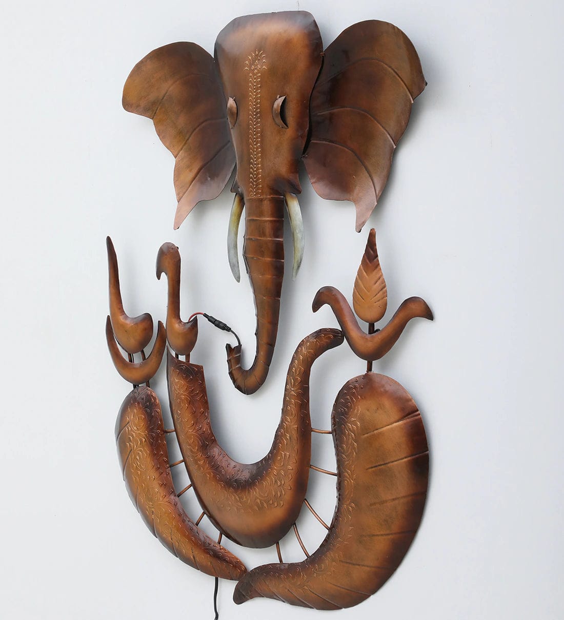 Handmade Gold Spiritual Metal Wall Art,