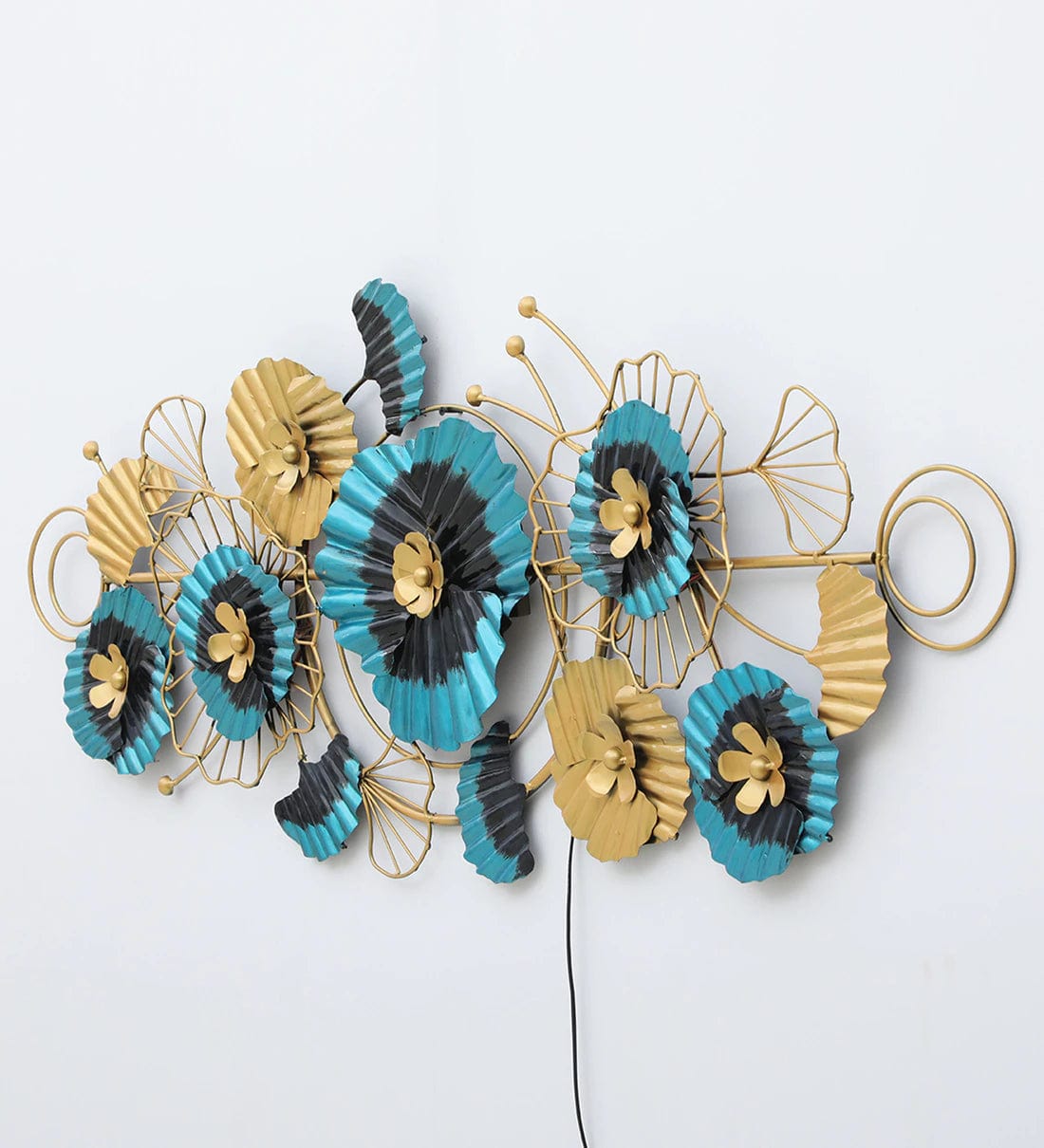 Handmade Multicolour Abstract Metal Wall Art,