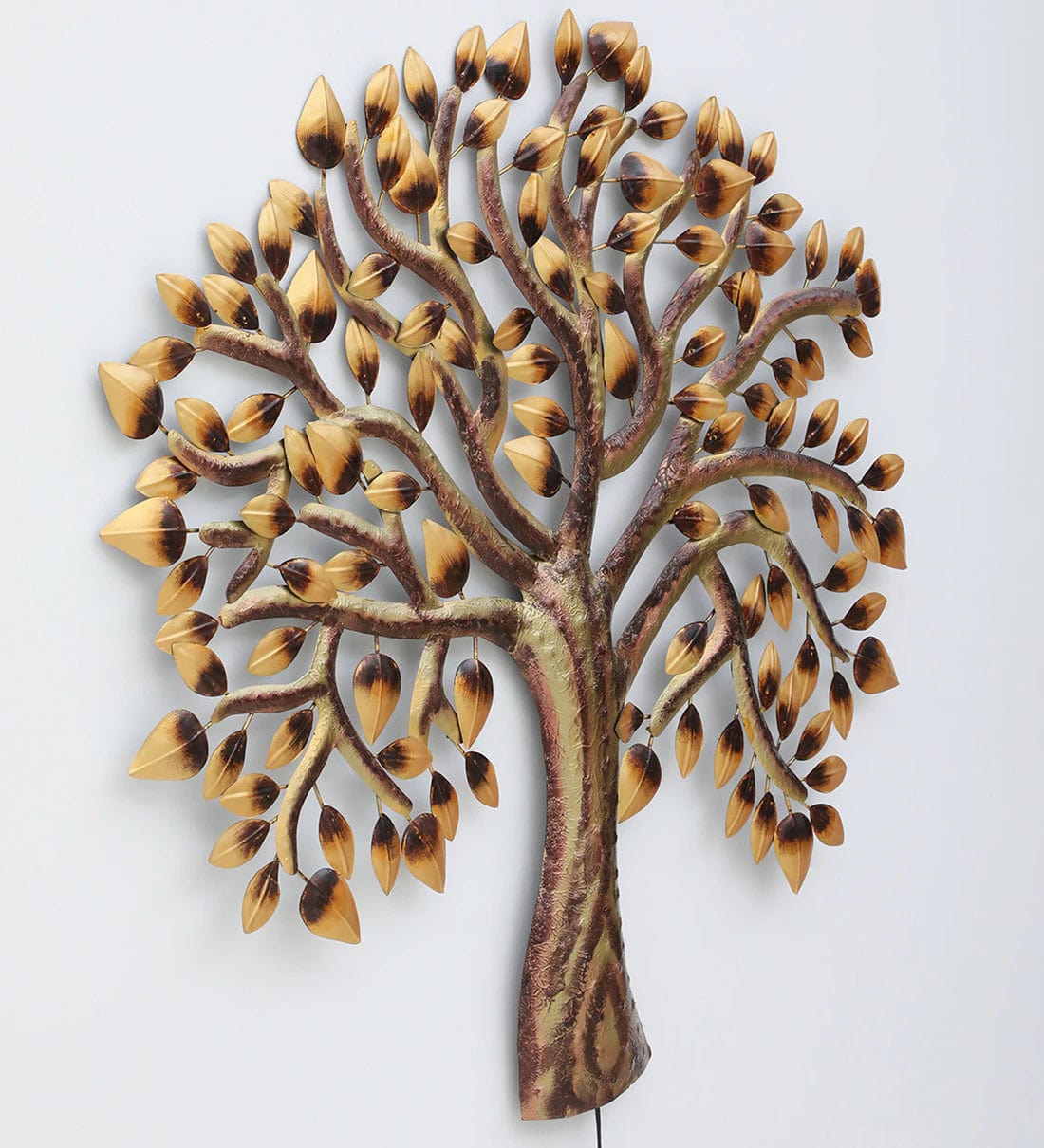 Handmade Multicolour Floral Metal Wall Art,