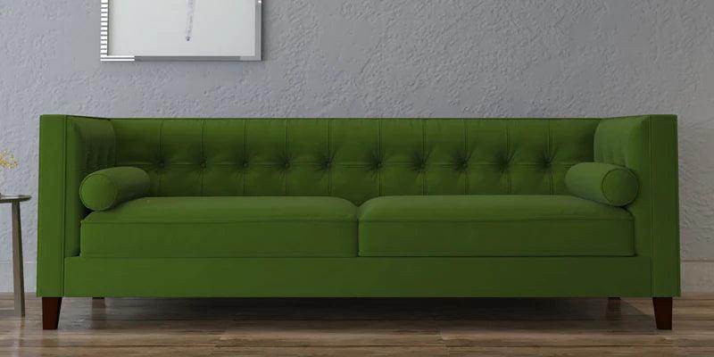 Velvet 3 Seater Sofa In Turqoise - Ouch Cart