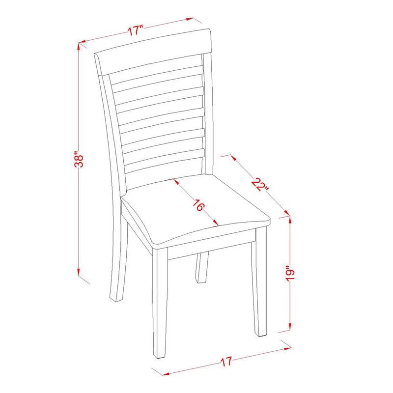 Solid Wood Dining Set - Ouch Cart