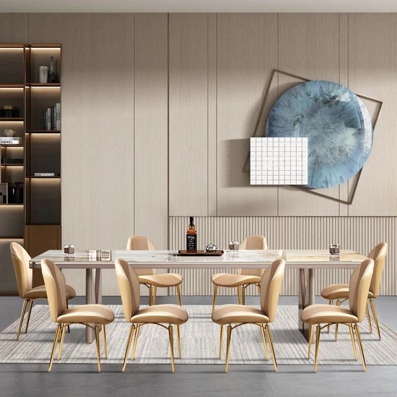 Double Pedestal Dining Set - Ouch Cart