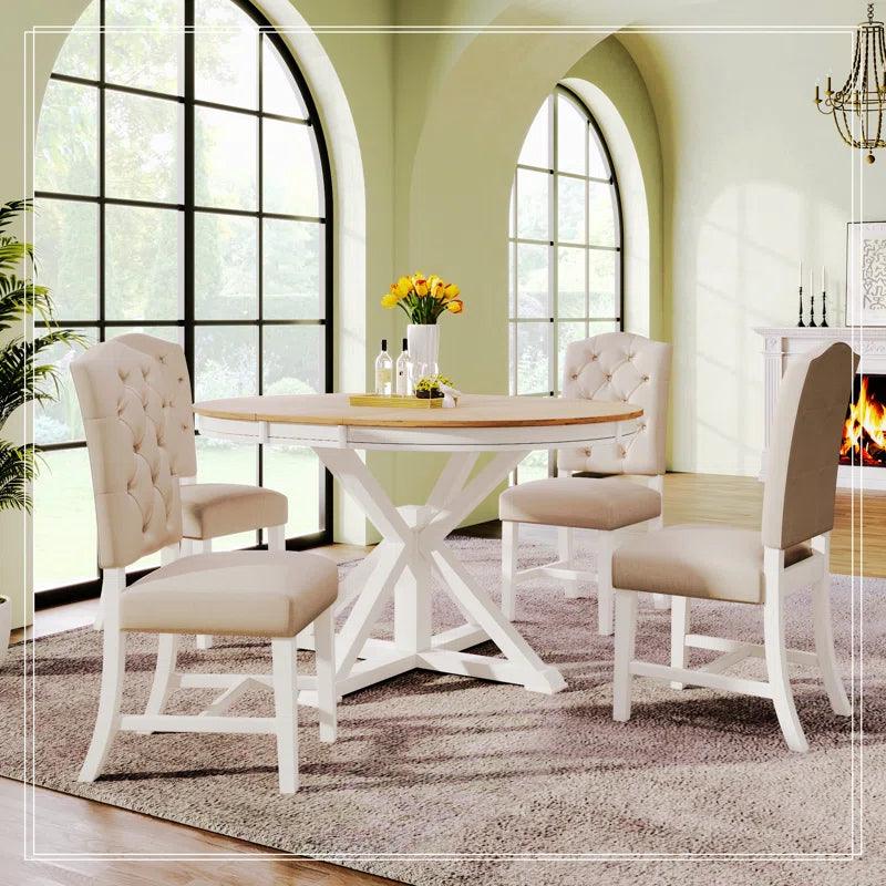 Kitchen Table Set with Extendable Table - Ouch Cart