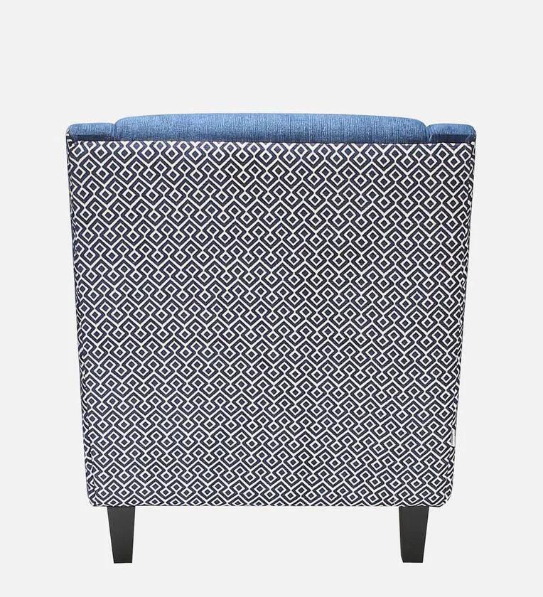 Velvet 1 Seater Sofa in Midnight Blue Colour - Ouch Cart