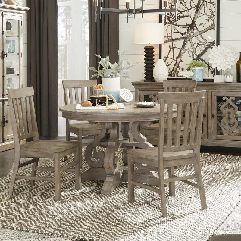 5 - Piece Pedestal Dining Set - Ouch Cart